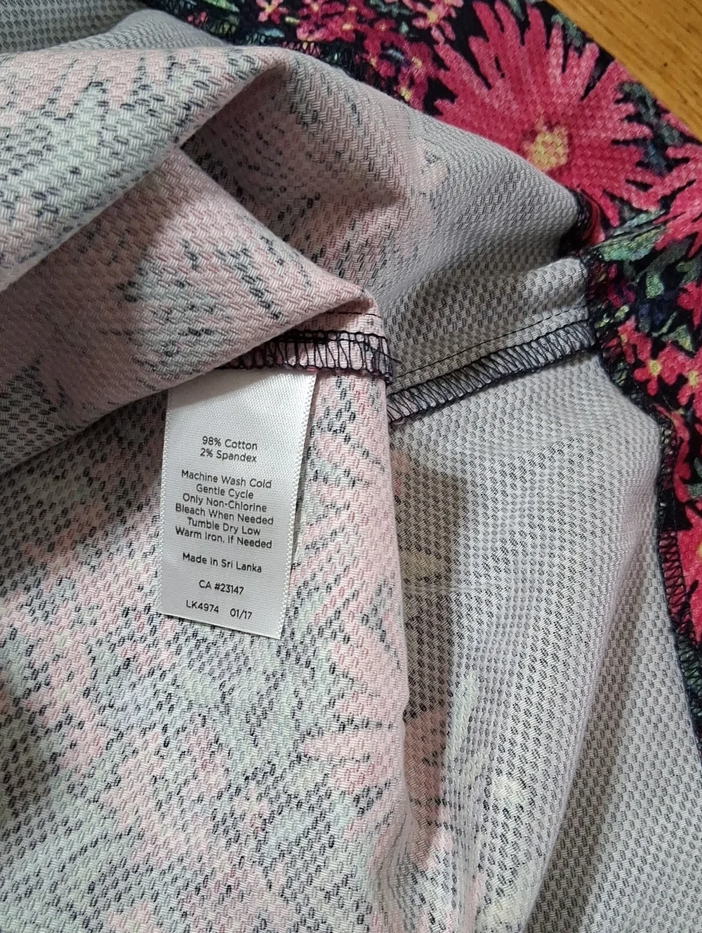 TALBOTS DRESS Womens NEW 4 PINK FLORAL Sleeveless New Navy Blue - Picture 4 of 5